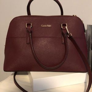 Calvin Klein purse oxford red